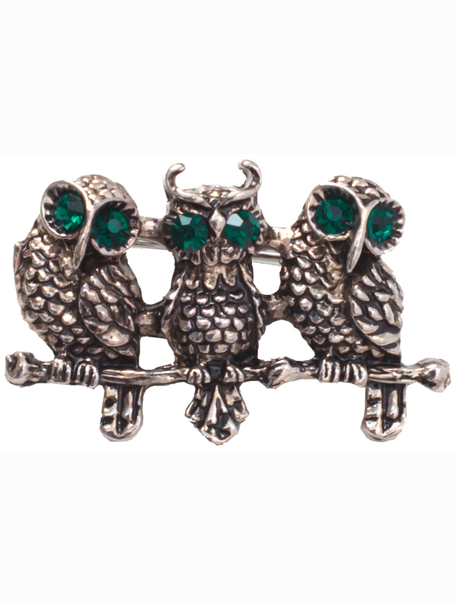 

Брошь из ювелирного сплава с кристаллом WowMan Jewelry RD012454662212, RD012454662212