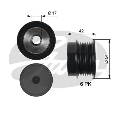 

Шкив Gates OAP7035