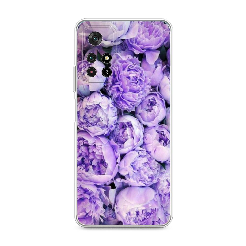 

Чехол Awog на Xiaomi Redmi Note 11T 5G "Пионы сиреневые", Разноцветный, 315150-8