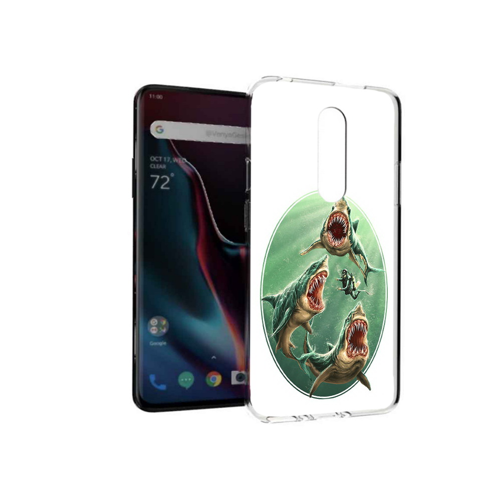 

Чехол MyPads Tocco для OnePlus 7 Pro синяя бездна (PT139735.130.600), Прозрачный, Tocco