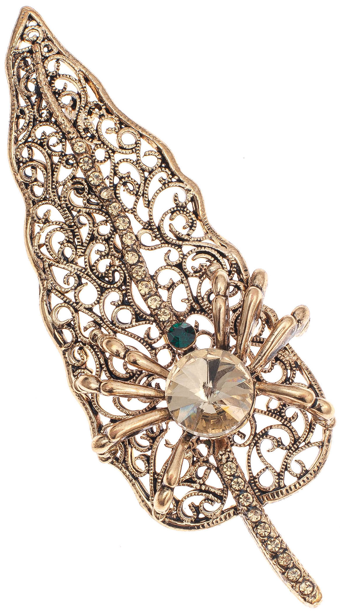 

Брошь из ювелирного сплава с кристаллом WowMan Jewelry RD012455337508GWN, RD012455337508GWN