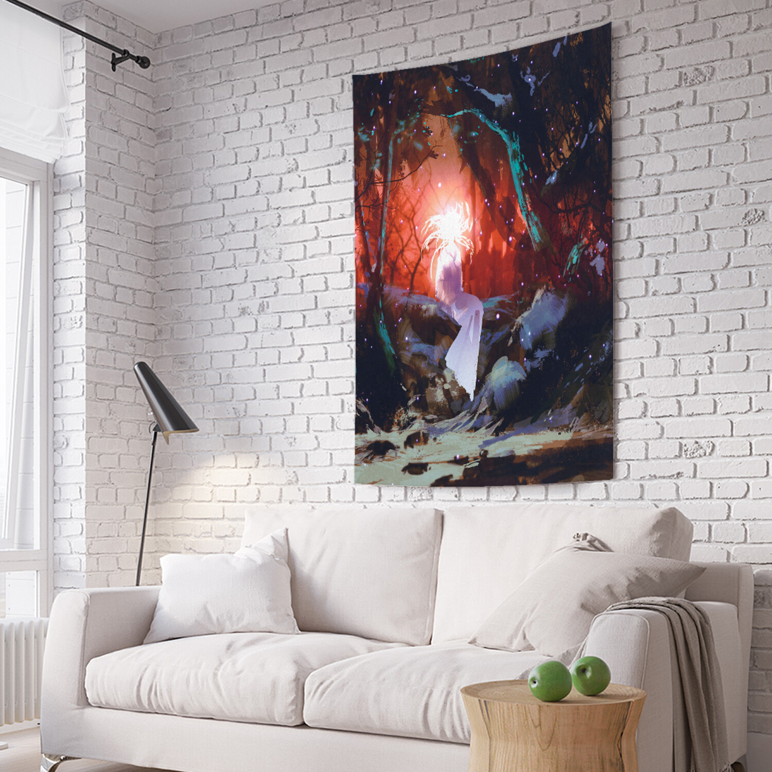 

Вертикальное фотопанно на стену JoyArty Устрашающий силуэт 150x200 см, Устрашающий силуэт