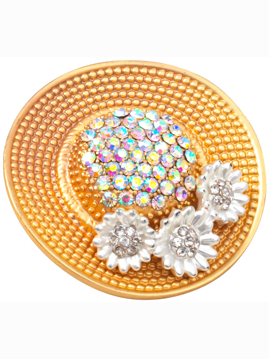 

Брошь из ювелирного сплава с кристаллом WowMan Jewelry RD164456380502, RD164456380502