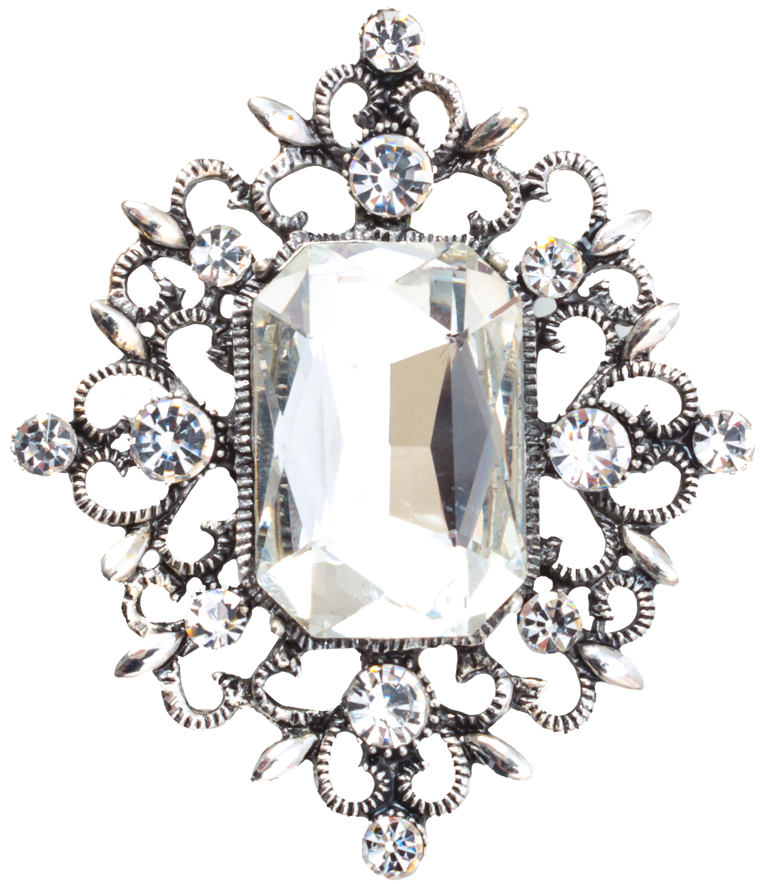 

Брошь из ювелирного сплава с кристаллом WowMan Jewelry RD202456407257, RD202456407257