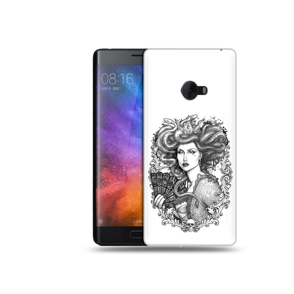 

Чехол MyPads Tocco для Xiaomi Mi Note 2 медуза черно белый (PT91960.333.472), Tocco