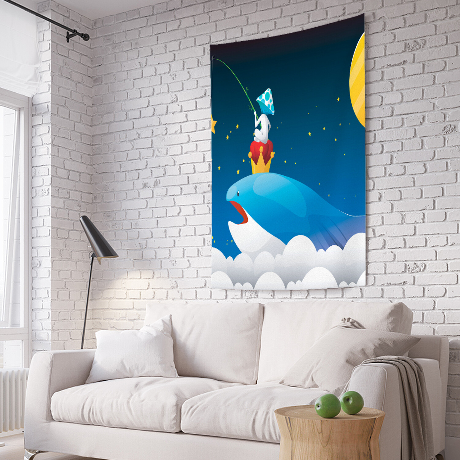 

Вертикальное фотопанно на стену JoyArty Звездная рыбалка 150x200 см, Звездная рыбалка