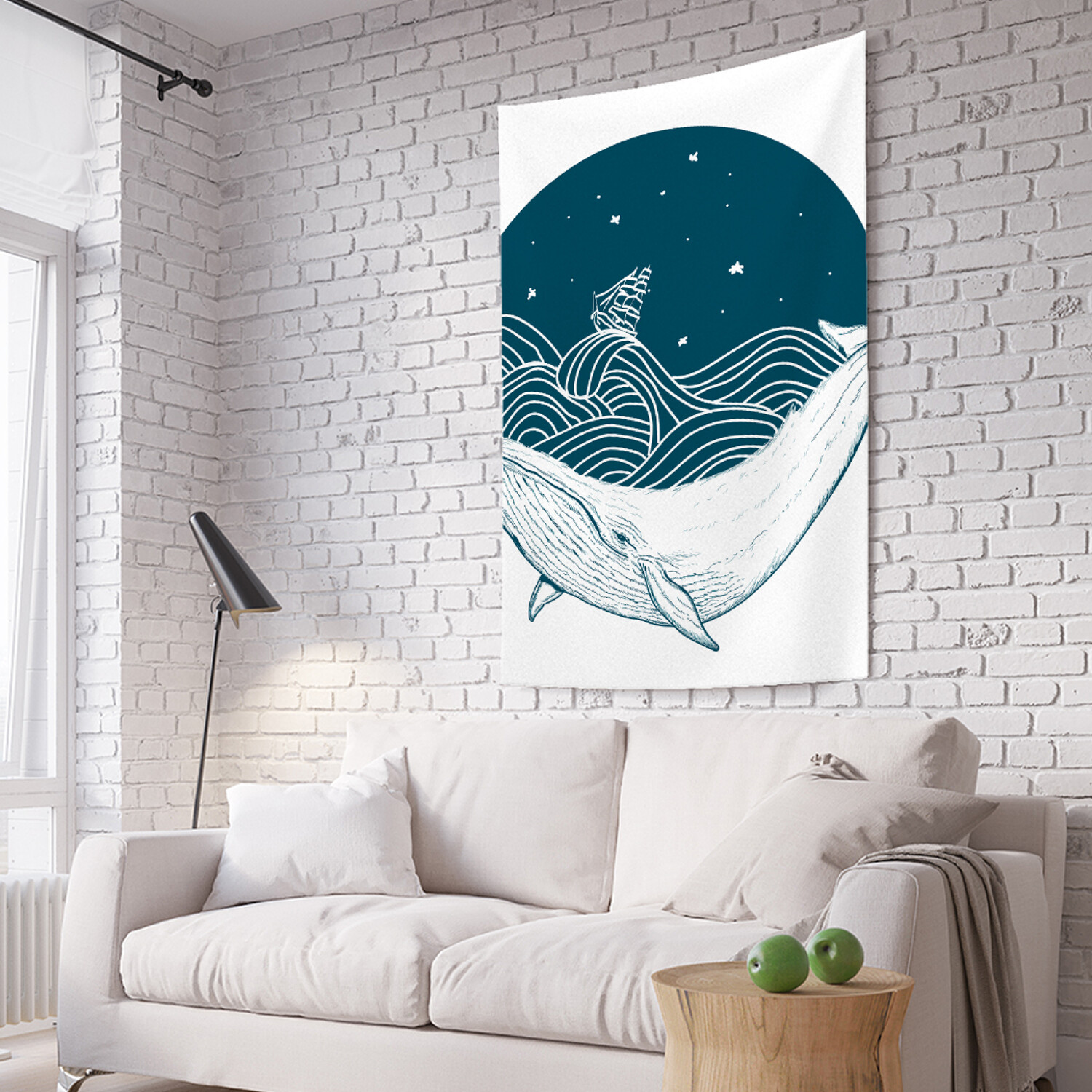 

Вертикальное фотопанно на стену JoyArty Китовый сон 150x200 см, Китовый сон