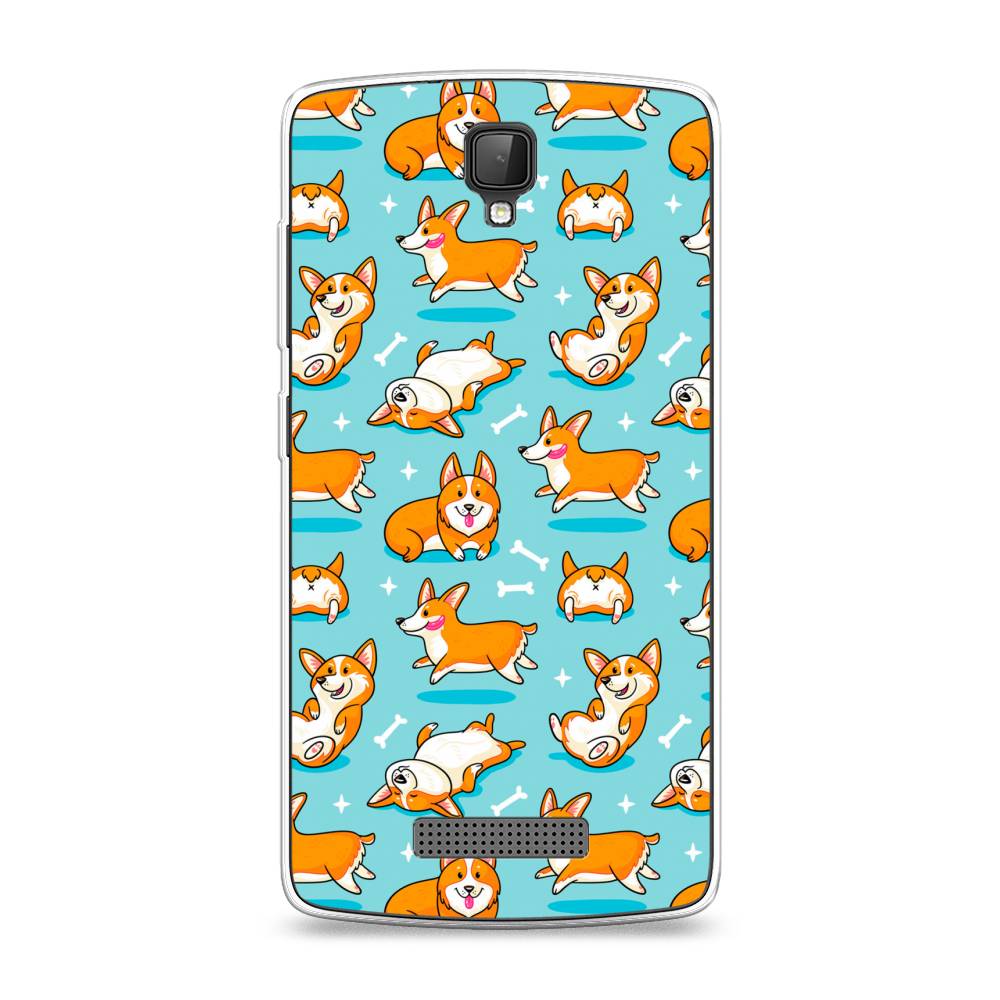

Чехол Awog на ZTE Blade L5 (L5 Plus) / ЗТЕ Блэйд L5 (L5 Plus) "Веселые корги", 130350-2