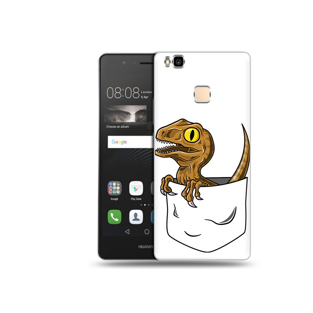 

Чехол MyPads Tocco для Huawei P9 Lite динозавр в кармане (PT74547.57.327), Прозрачный, Tocco