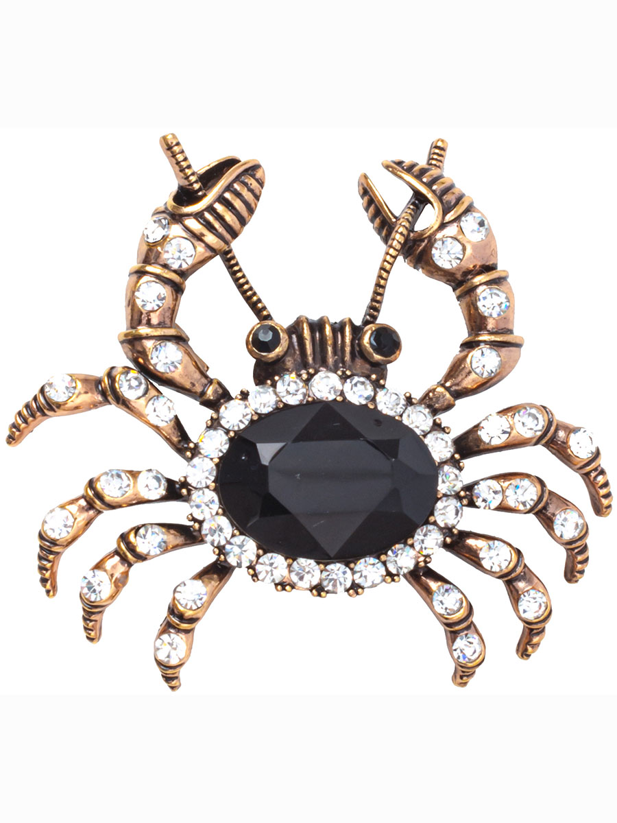

Брошь из ювелирного сплава с кристаллом WowMan Jewelry RD243455400764, RD243455400764
