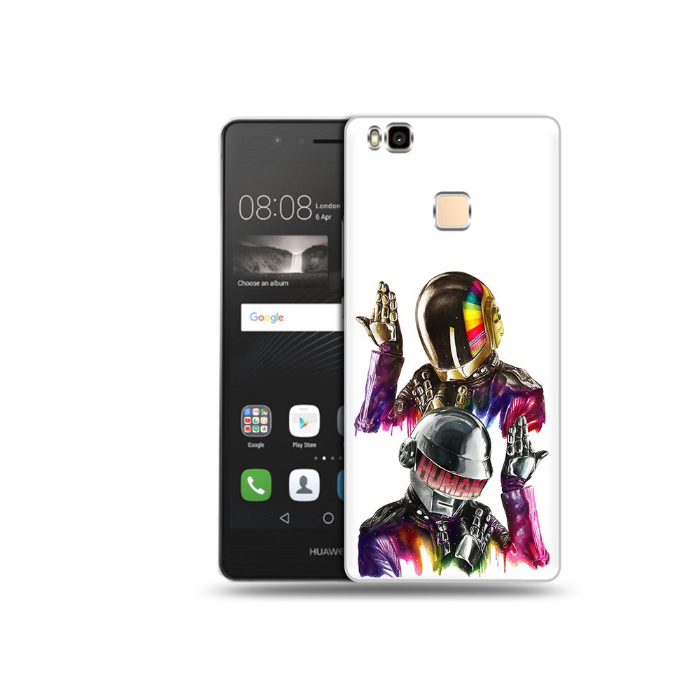 

Чехол MyPads Tocco для Huawei P9 Lite диско космонавты (PT74547.57.329), Прозрачный, Tocco