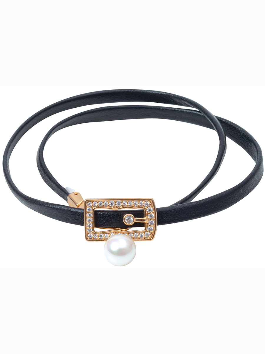 

Браслет из натуральной кожи и стали WowMan Jewelry WM10001, WM10001