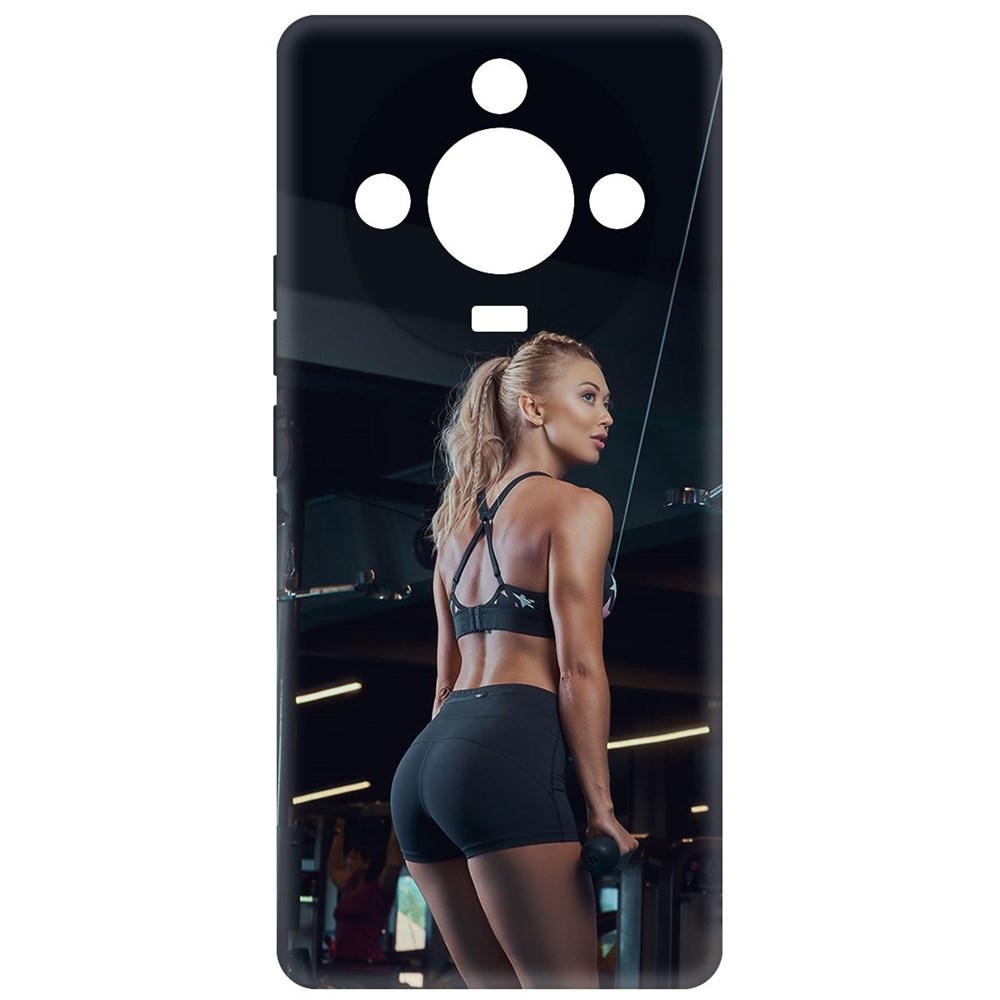 

Чехол-накладка Krutoff Soft Case Шорты женские для Realme 11 Pro черный
