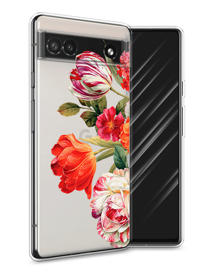

Чехол Awog на Google Pixel 6A "Весенний букет", Разноцветный, 271150-8