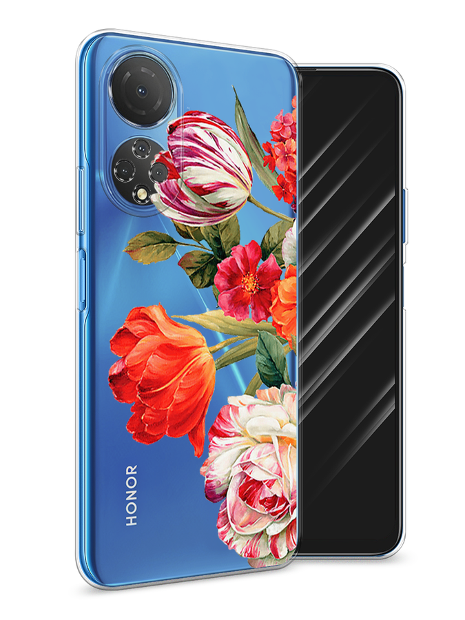 

Чехол Awog на Honor X7 2022 "Весенний букет", Разноцветный, 6108850-8