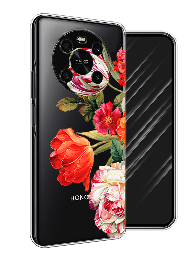 

Чехол Awog на Honor X9 4G/Magic4 Lite 4G "Весенний букет", Разноцветный, 6108150-8