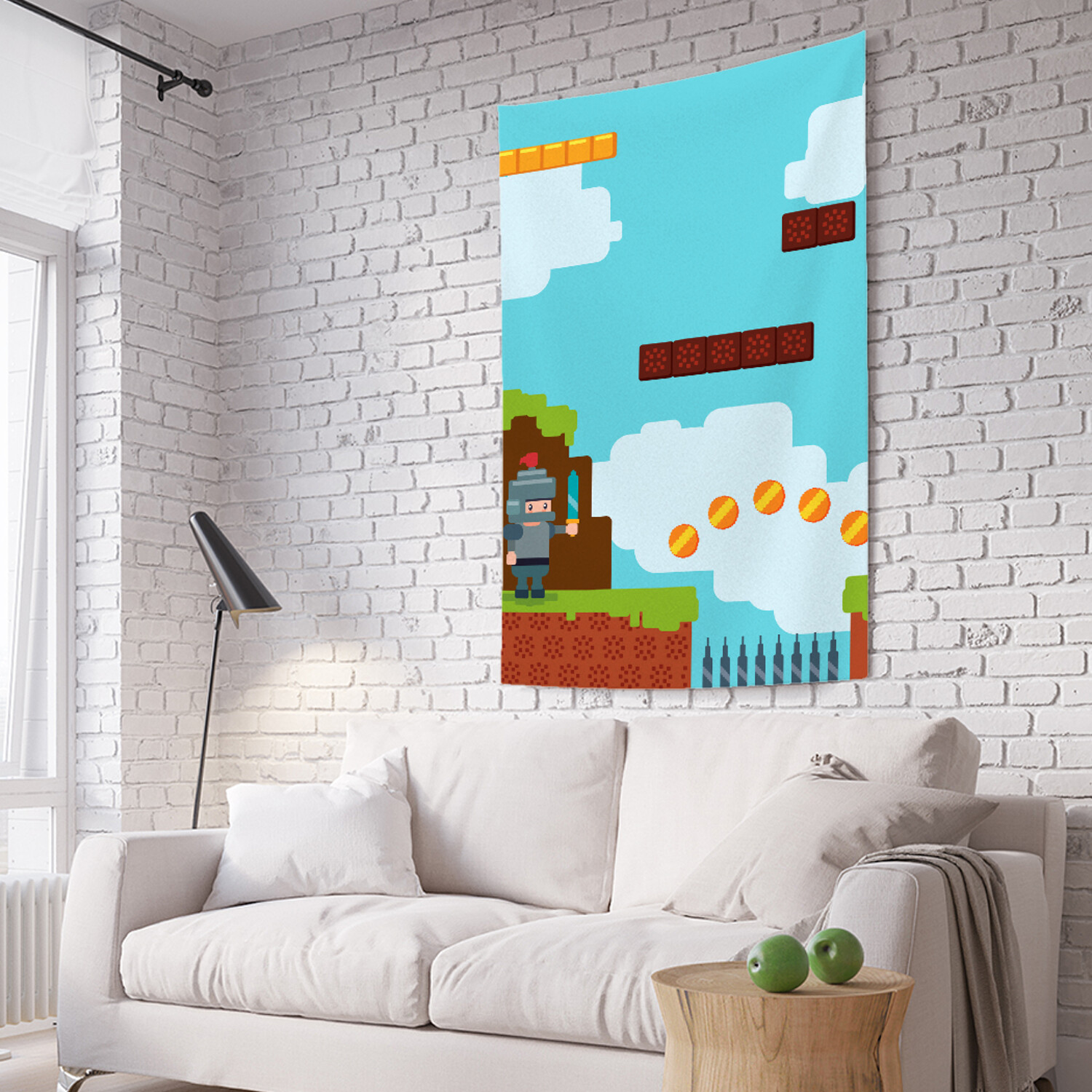 

Вертикальное фотопанно на стену JoyArty Игра про рыцаря 150x200 см, Игра про рыцаря