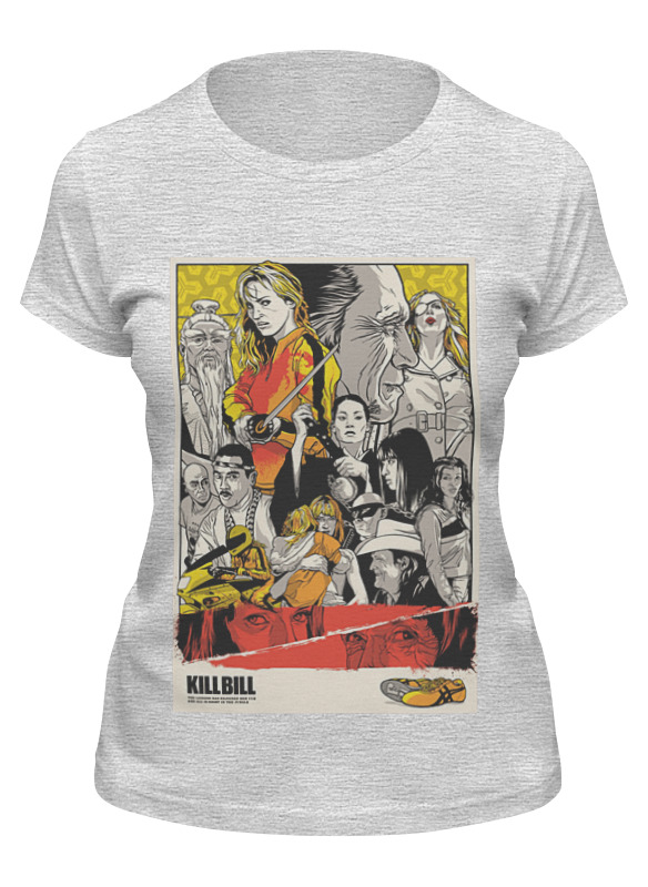 

Футболка женская Printio Kill bill серая 2XL, Серый, Kill bill