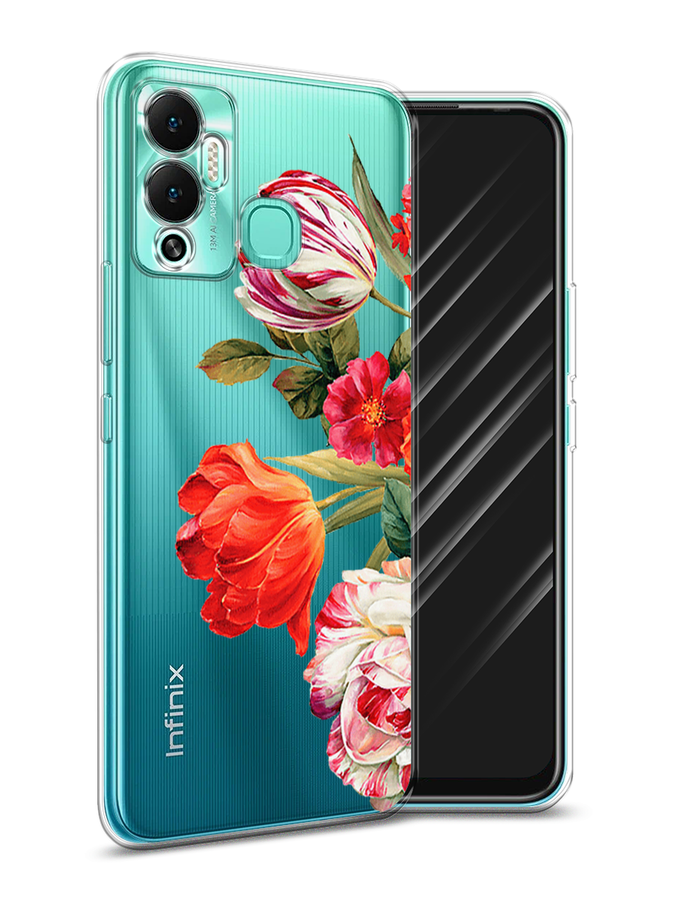 

Чехол Awog на Infinix Hot 12 Play "Весенний букет", Разноцветный, 3101750-8