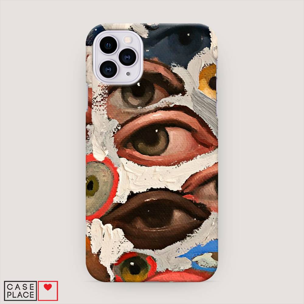 

Пластиковый чехол "Глаза масляная живопись" на Apple iPhone 11 Pro, 12320-5