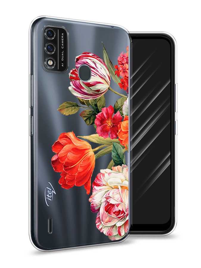 

Чехол Awog на Itel A48 "Весенний букет", Разноцветный, 3200150-8