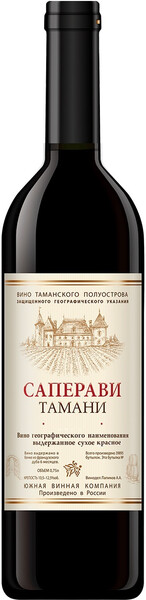 

Вино ЮВК, Саперави Тамани, 0,75 л