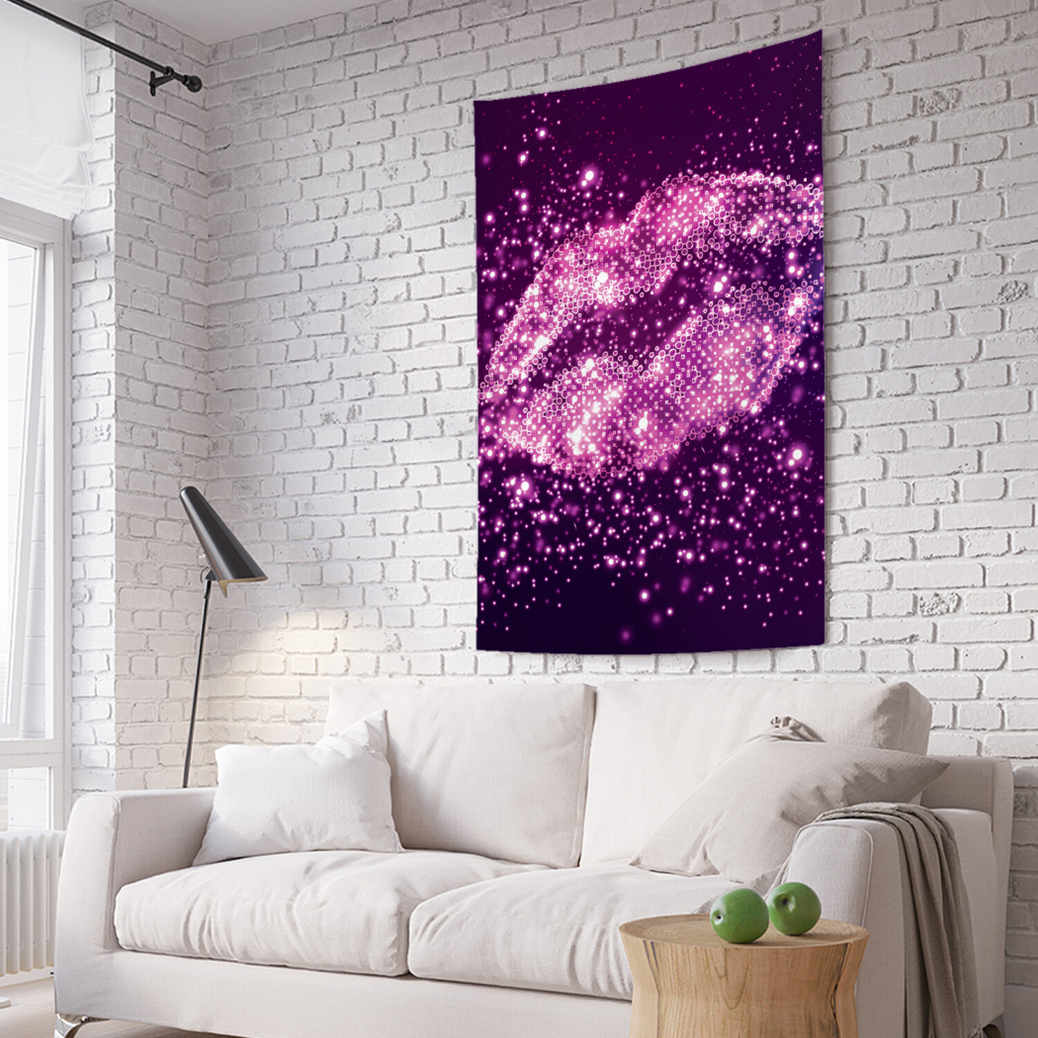 

Вертикальное фотопанно на стену JoyArty Космический поцелуй 150x200 см, Космический поцелуй