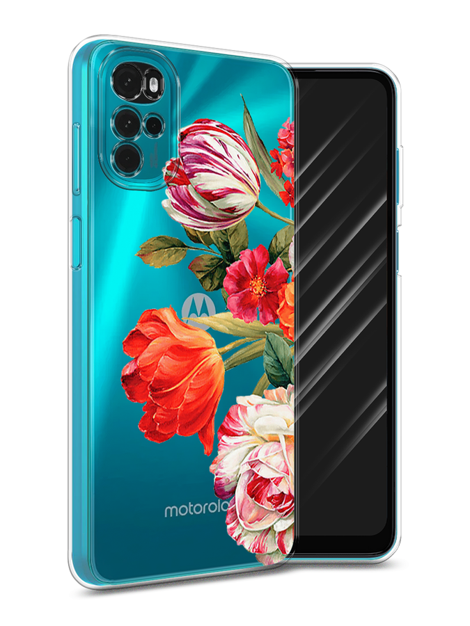 

Чехол Awog на Motorola Moto G22 "Весенний букет", Разноцветный, 243150-8