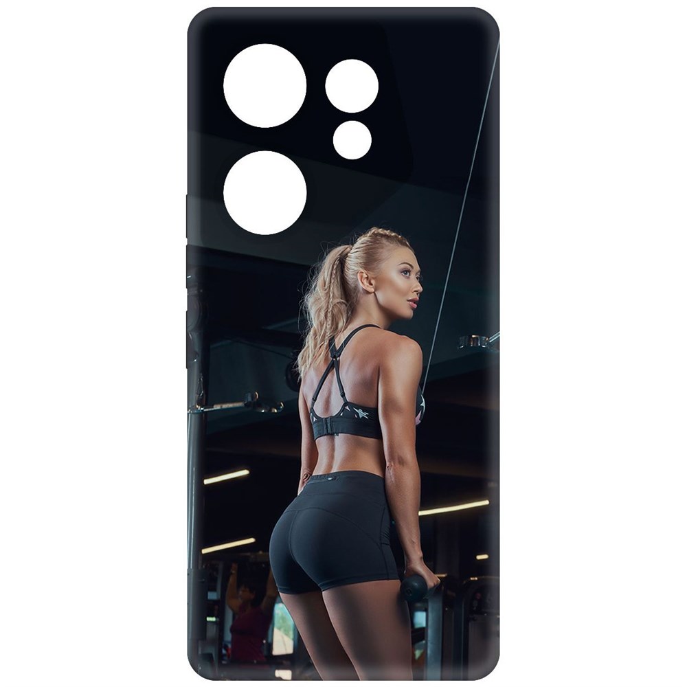 

Чехол-накладка Krutoff Soft Case Шорты женские для Tecno Camon 20 Premier черный