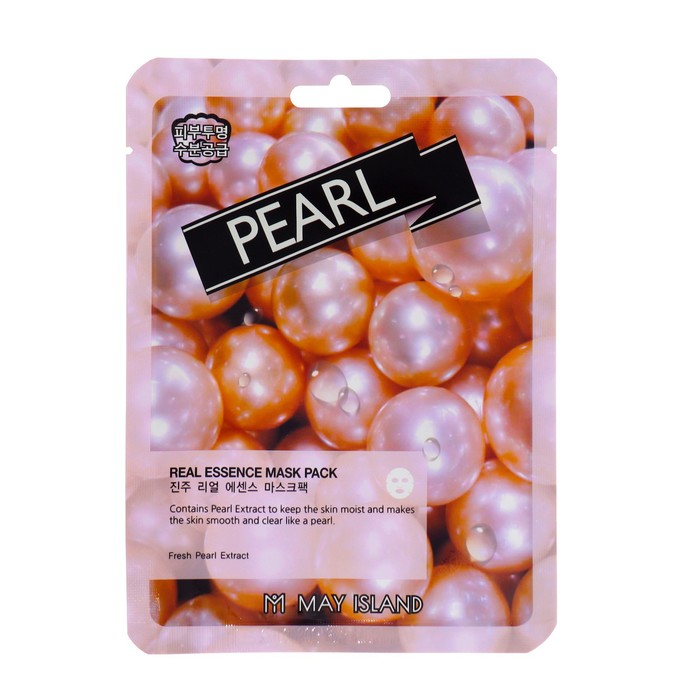 

Маска тканевая May Island с жемчугом, 25 мл