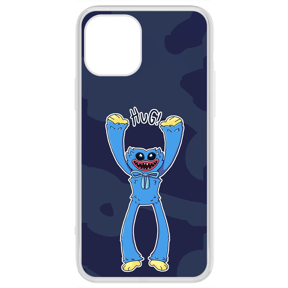 фото Чехол-накладка krutoff clear case хаги ваги обнимашки для iphone 12 pro
