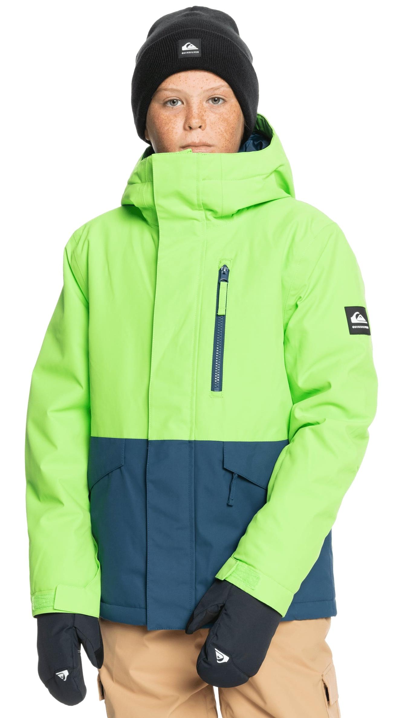 фото Куртка quiksilver mission solid boy's snow jacket insignia blue р. 10