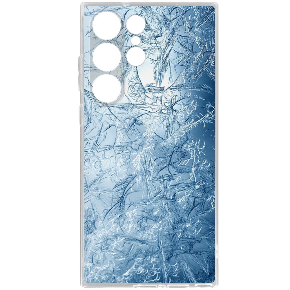 

Чехол-накладка Krutoff Clear Case Лед для Samsung Galaxy S23 Ultra, Прозрачный