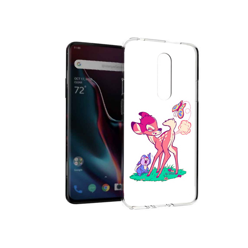 

Чехол MyPads Tocco для OnePlus 7 Pro смешной олененок (PT139735.130.610), Прозрачный, Tocco