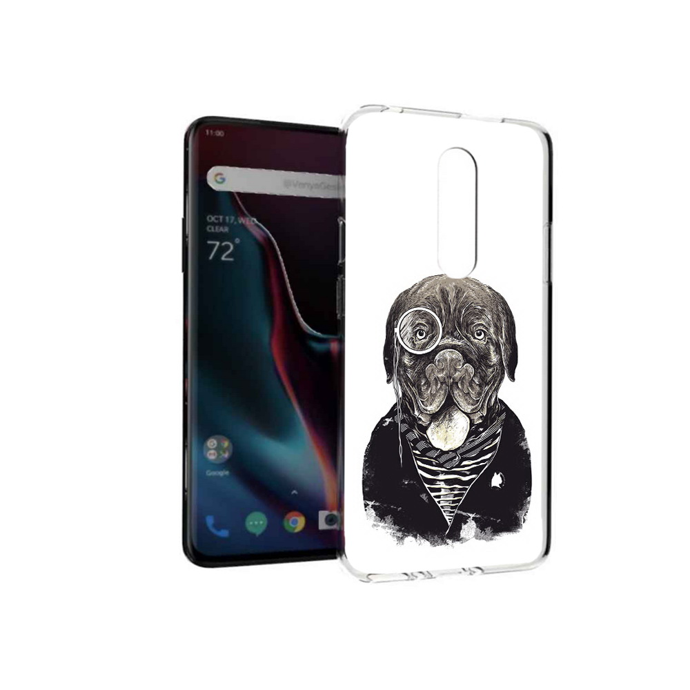 

Чехол MyPads Tocco для OnePlus 7 Pro солидный песик (PT139735.130.615), Прозрачный, Tocco