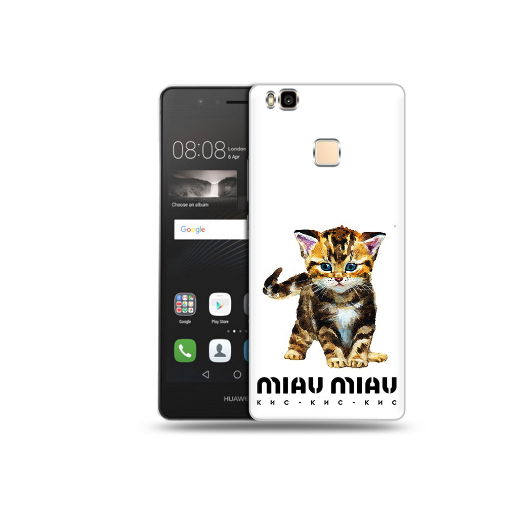 

Чехол MyPads Tocco для Huawei P9 Lite Бренд miau miau (PT74547.57.34), Прозрачный, Tocco