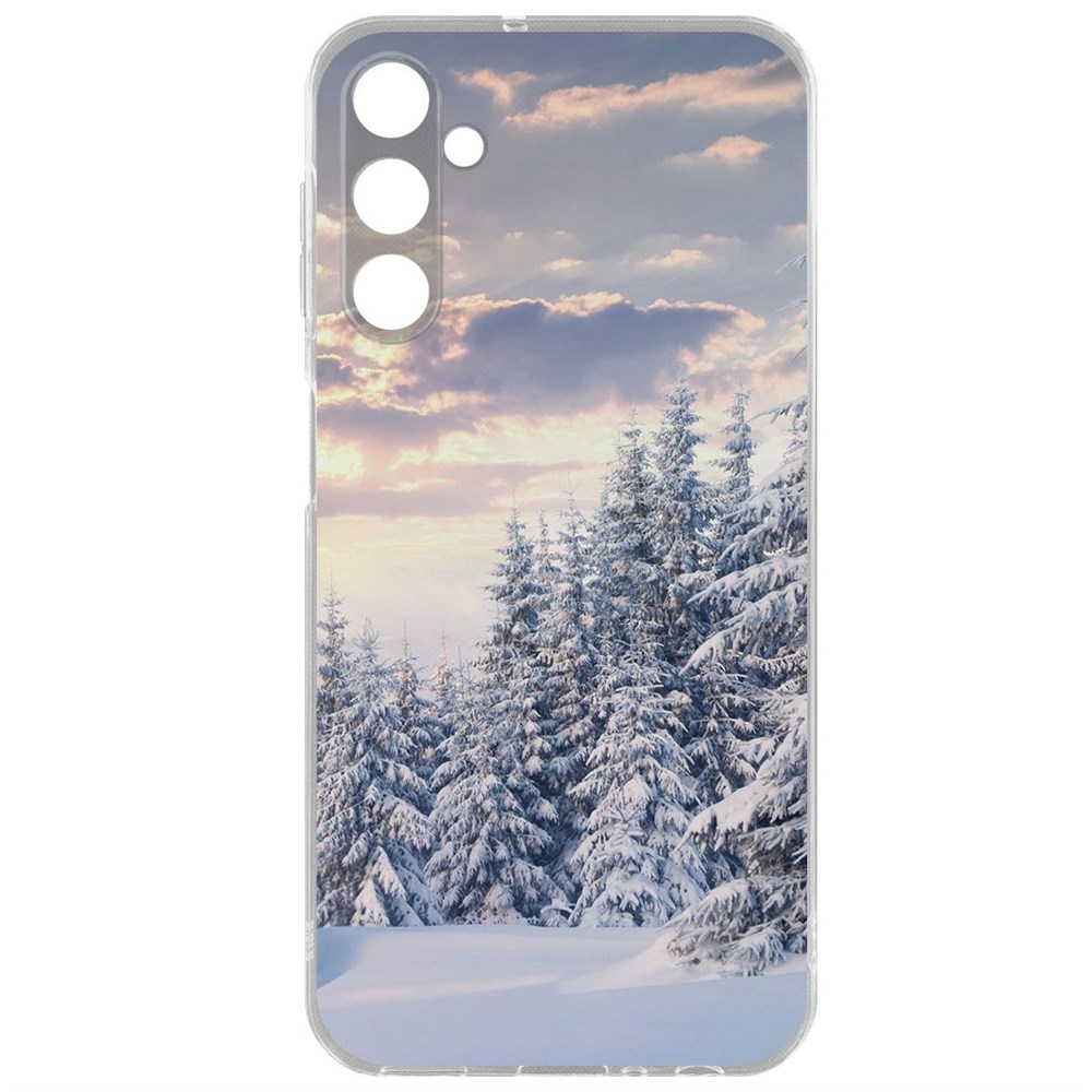 

Чехол-накладка Krutoff Clear Case Снежный пейзаж для Samsung Galaxy A24 (A245), Прозрачный