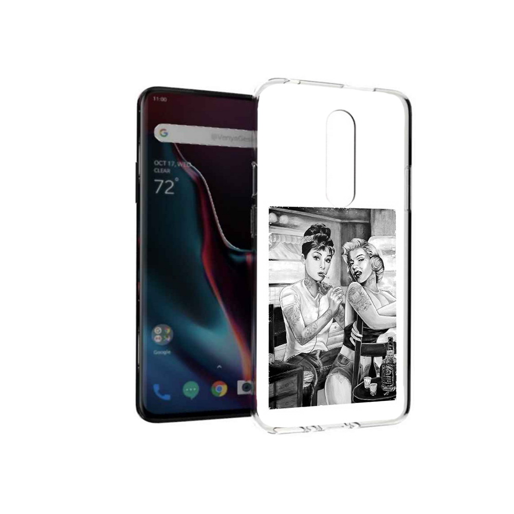 

Чехол MyPads Tocco для OnePlus 7 Pro тату мастер (PT139735.130.637), Прозрачный, Tocco