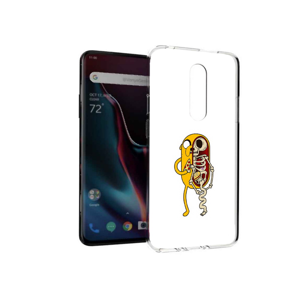 

Чехол MyPads Tocco для OnePlus 7 Pro Джейк скелет (PT139735.130.64), Прозрачный, Tocco
