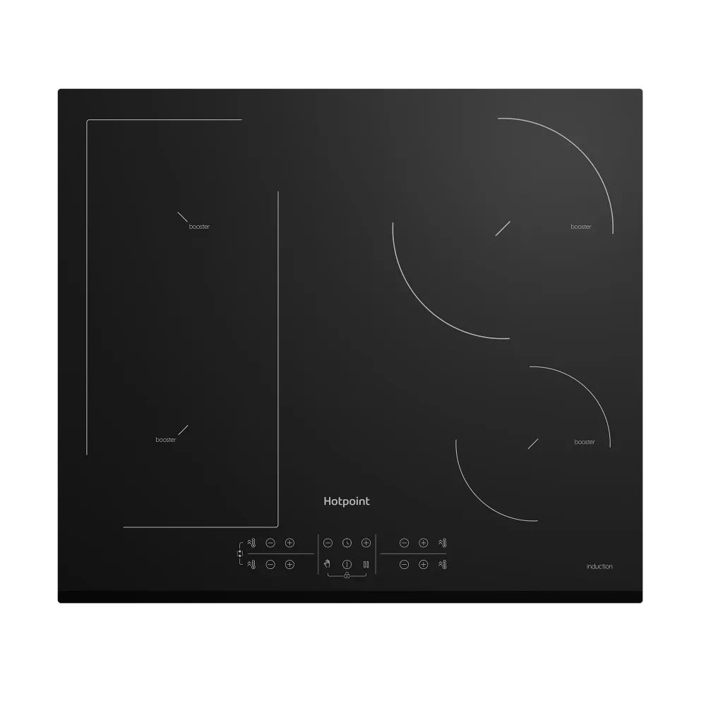 

Встраиваемая варочная панель индукционная HotPoint HB 1560B BF черный, HB 1560B BF