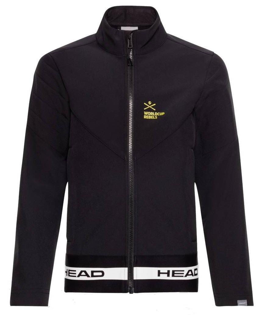 фото Толстовка head race jacket jr black р. 128