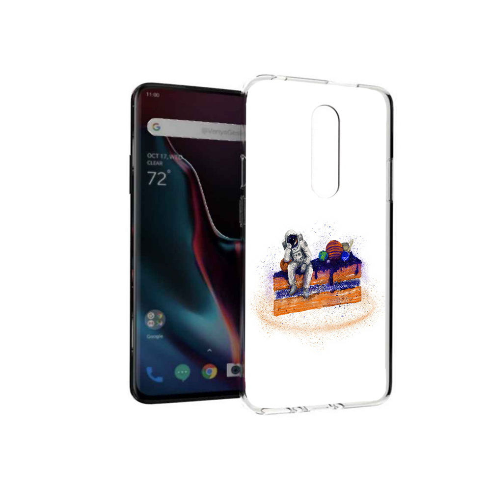 

Чехол MyPads Tocco для OnePlus 7 Pro торт с планетами (PT139735.130.648), Прозрачный, Tocco