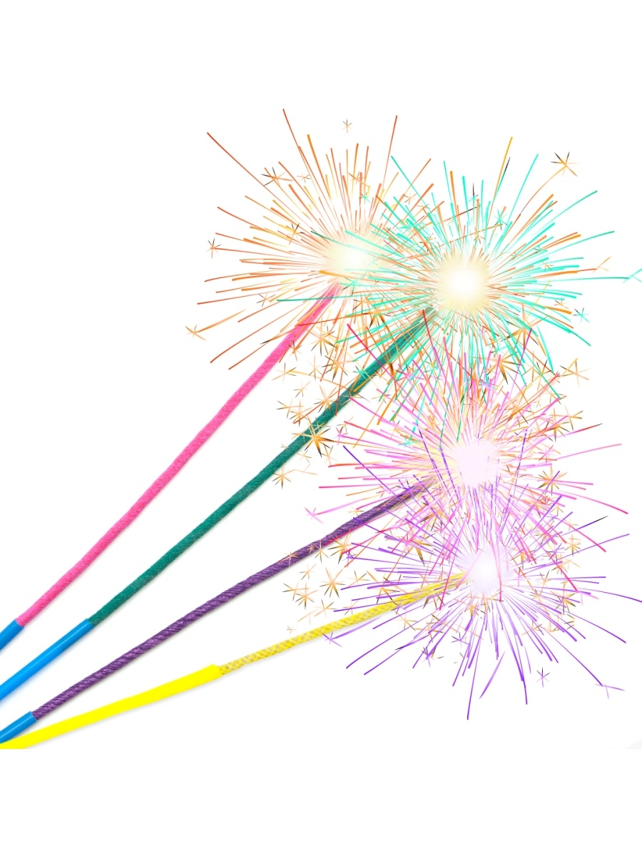 Бенгальский огонь Русская пиротехника РС1780 Разноцветные 12 шт.