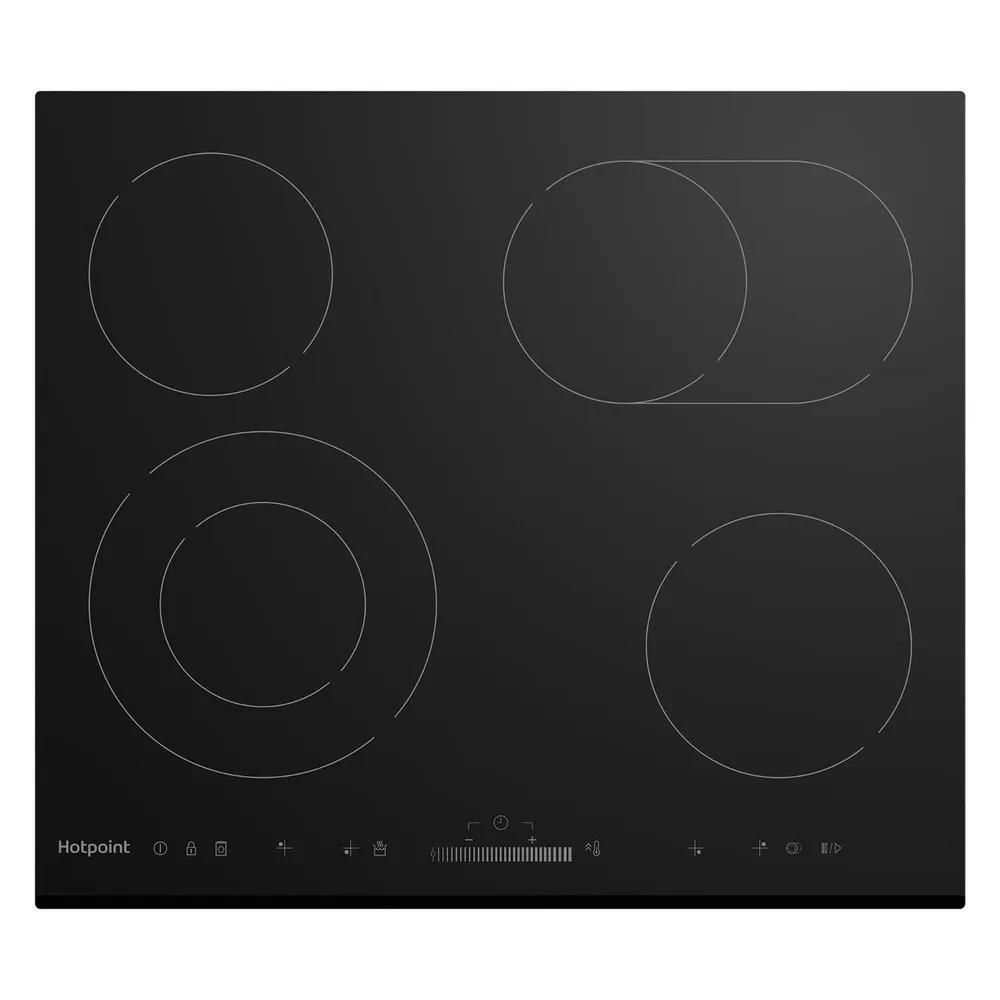 

Встраиваемая варочная панель электрическая HotPoint HR 6T5 черный, HR 6T5