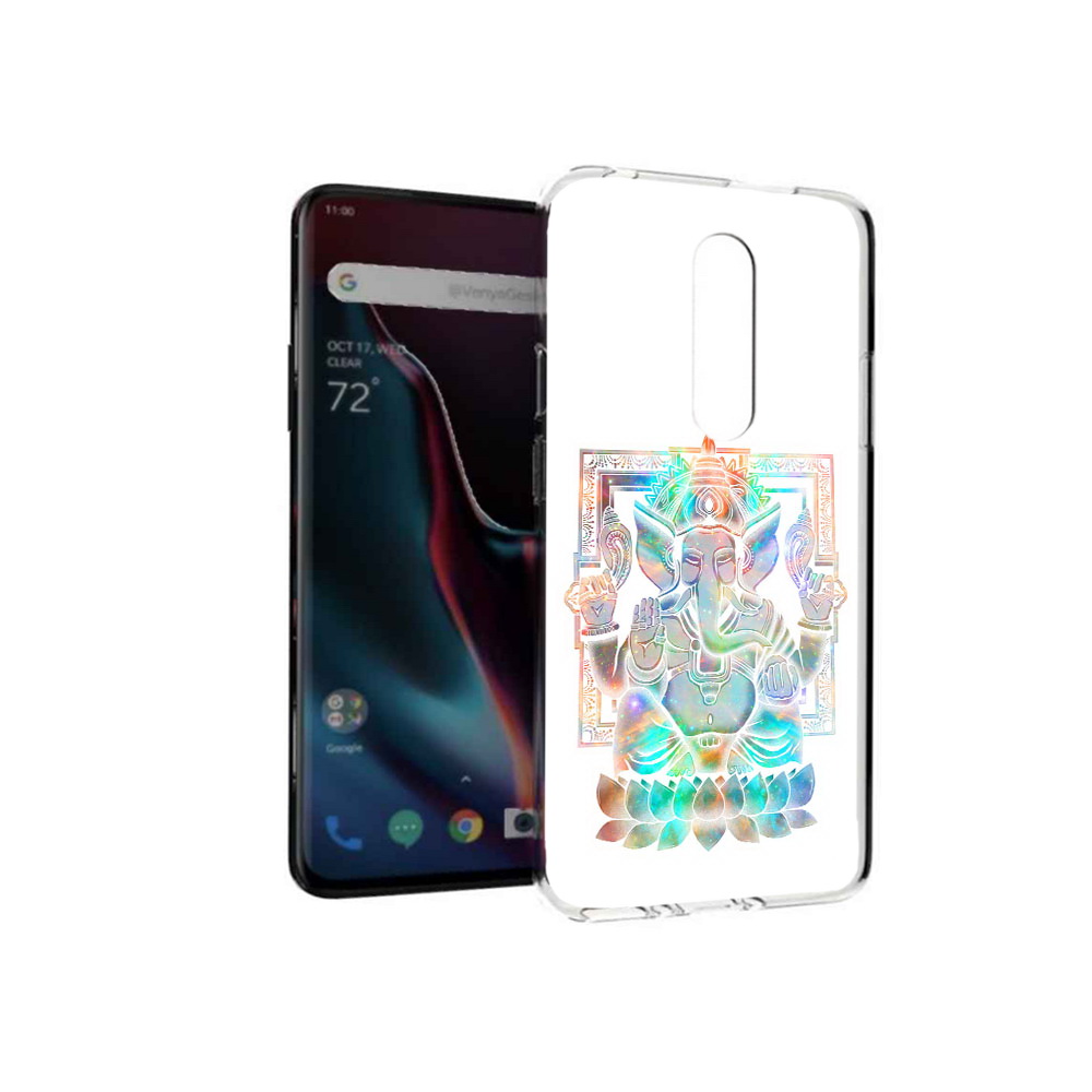 

Чехол MyPads Tocco для OnePlus 7 Pro умный слон (PT139735.130.654), Прозрачный, Tocco