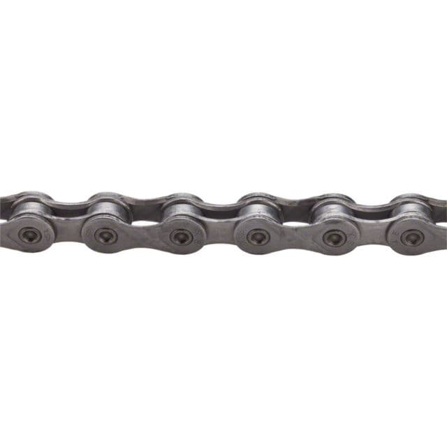 

Цепь велосипедная KMC X8 116 звеньев с замком CL573R 570088, Серый, X8