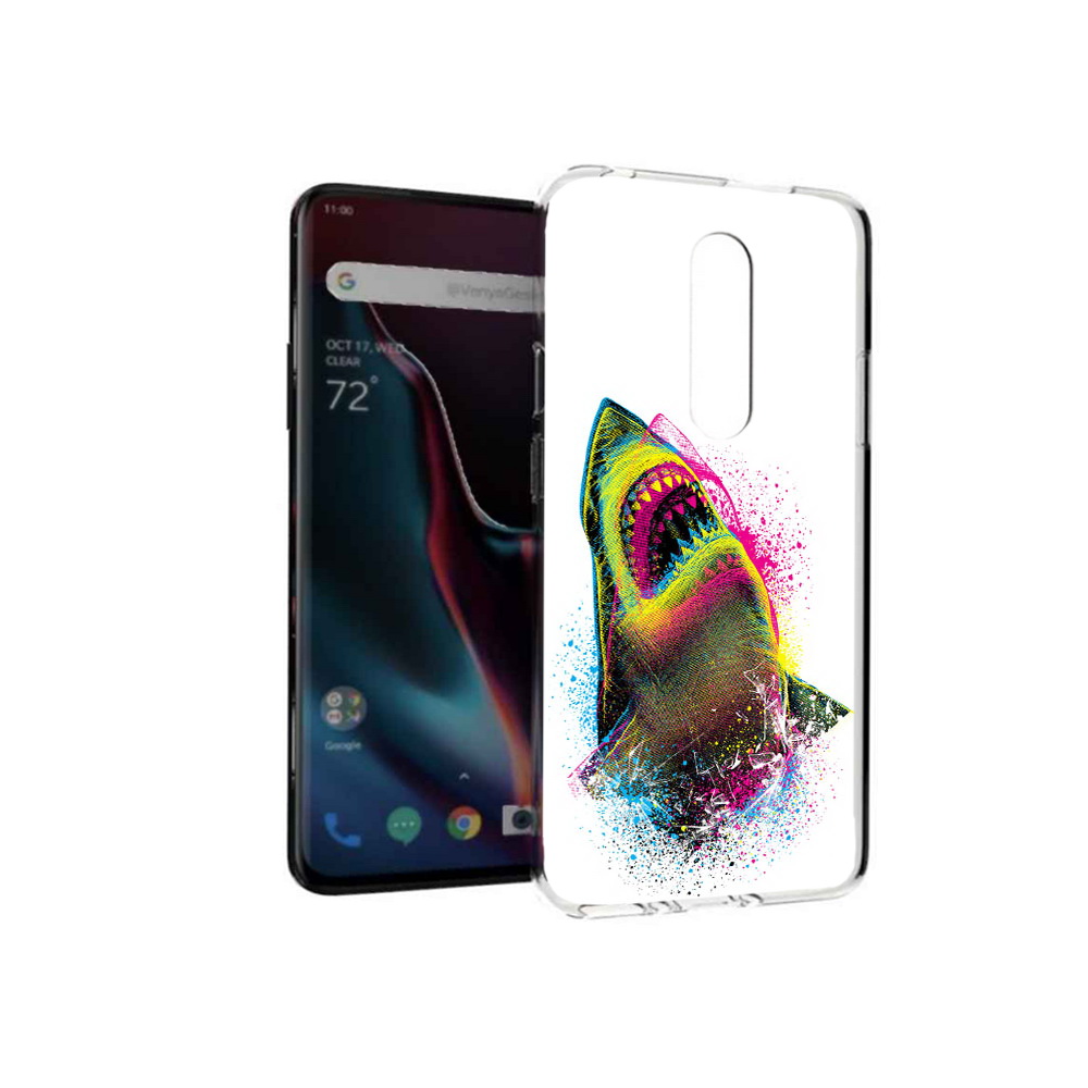 

Чехол MyPads Tocco для OnePlus 7 Pro челюсти-2 (PT139735.130.674), Прозрачный, Tocco