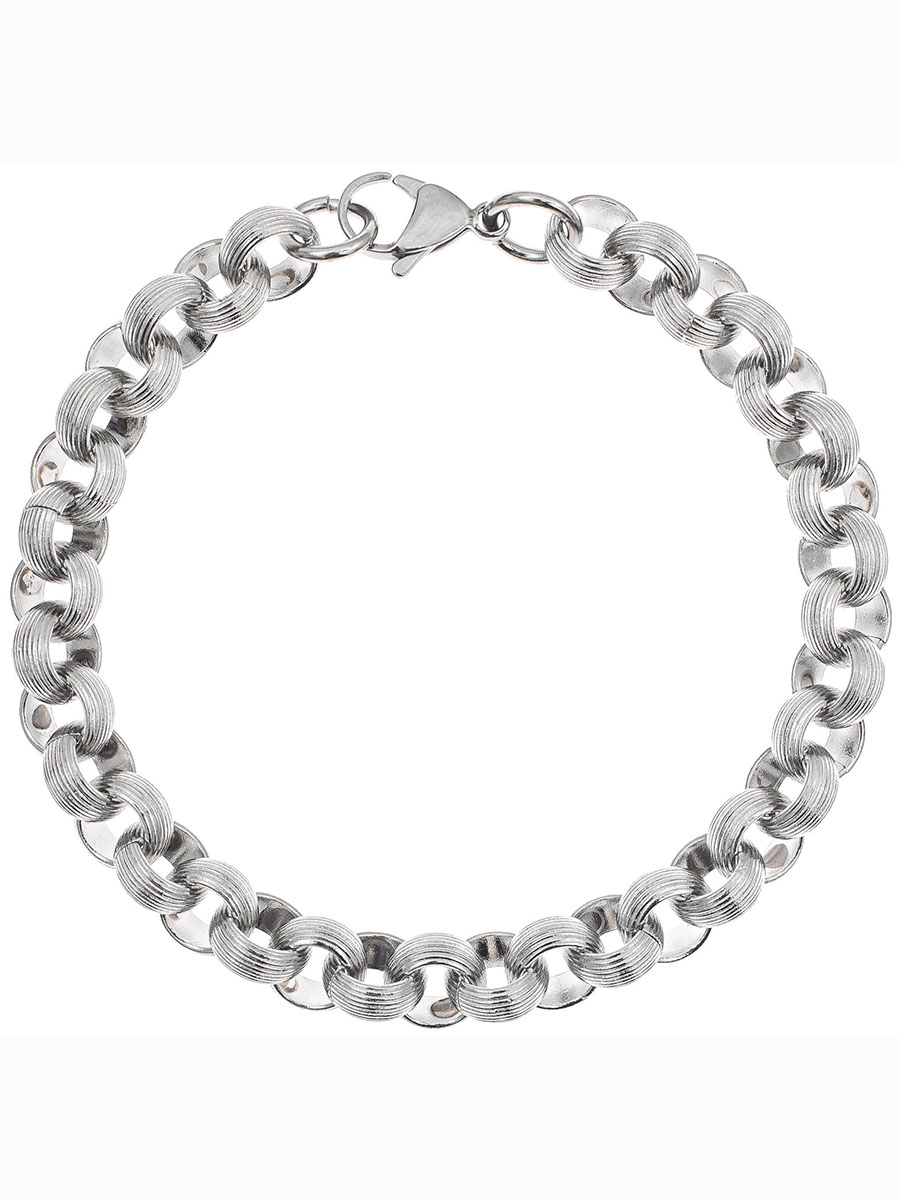 

Браслет из натуральной кожи и стали WowMan Jewelry WM10020S, WM10020S