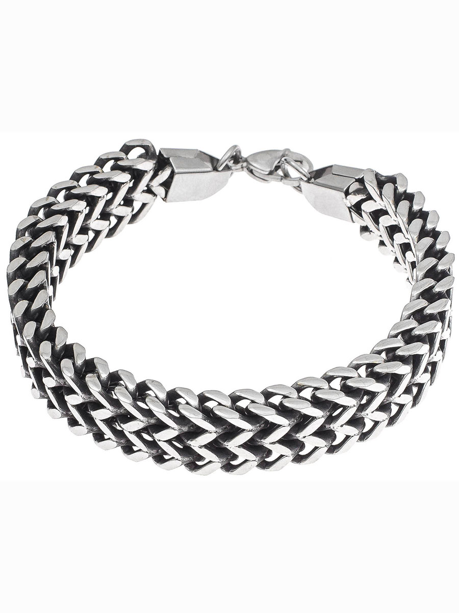 

Браслет из натуральной кожи и стали WowMan Jewelry WM10023BS, WM10023BS