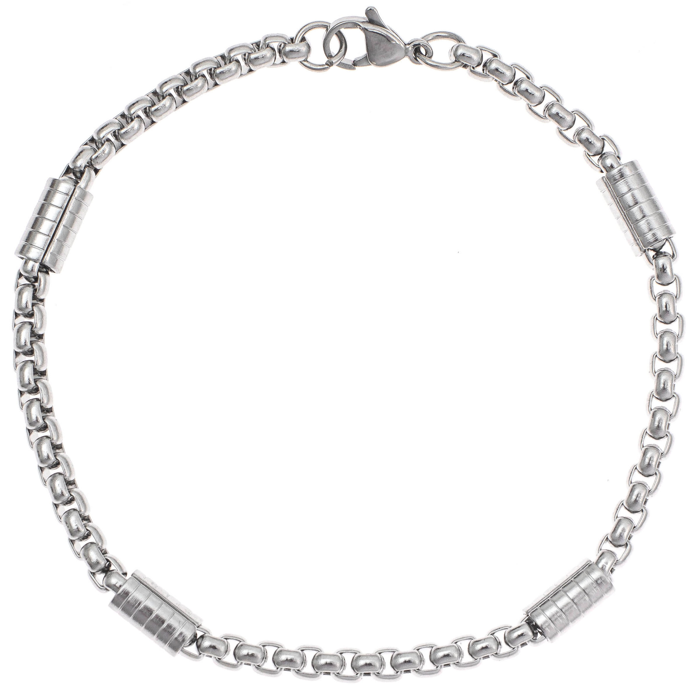 

Браслет из натуральной кожи и стали WowMan Jewelry WM10024S, WM10024S